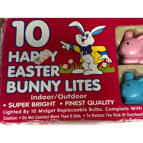 Happy Easter Bunny Replacement Molds Covers ONLY Original Box  Crafts Lights - Picture 4 of 7
